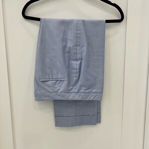 Brooks Brothers Women’s Wide Leg Pleated Light Blue Dress Pants 4P